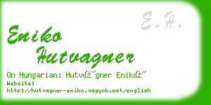 eniko hutvagner business card